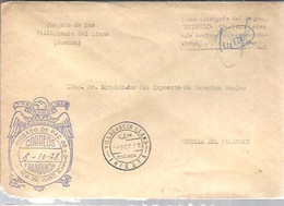 JUZGADO DE PAZ    1978  VILLAGARCIA  DEL LLANO  CUENCA - Franquicia Postal