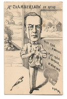 CHAMBERLAIN GB IMPERIALISME COLONISATION LAVIGNE CARICATURE POLITIQUE INTERNATIONALE  /FREE SHIPPING R - Satirical