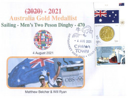 (WW 17 A) 2020 Tokyo Summer Olympic Games - Australia Gold Medal 4-08-2021 - Sailing Men's 2 Person Dinghy - Eté 2020 : Tokyo