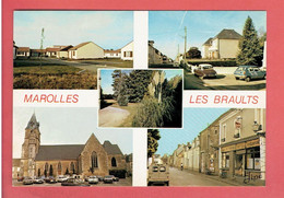 MAROLLES LES BRAULTS  CARTE EN TRES BON ETAT - Marolles-les-Braults