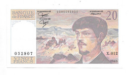*france  20 Francs  1983   151a - 20 F 1980-1997 ''Debussy''