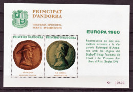 Andorre Viguerie épiscopale  Europa 1980 Neuf ** MNH Sin Charmela - Vicariato Episcopale