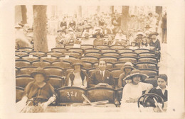 CPA 31 LUCHON CARTE PHOTO D'UN THEATRE EN PLEIN AIR - Luchon