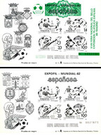 España. Prueba De Lujo Nº 4/5A. España '82 - Expofil '86. - Feuillets Souvenir