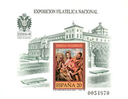España. Prueba De Lujo Nº 19a Exfilna 89 2a Tirada - Commemorative Panes
