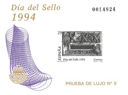 España. Prueba De Lujo Nº 31 Día Del Sello 1994 - Feuillets Souvenir