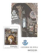 España. Prueba De Lujo Nº 91 Vidrieras Ávila 2005 - Feuillets Souvenir