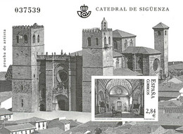 España. Prueba De Lujo Nº 104 Catedral Sigüenza 2011 - Fogli Ricordo