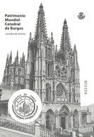 España. Prueba De Lujo Nº 107 Catedral Burgos 2012 - Fogli Ricordo