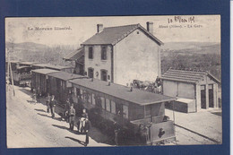 CPA [58] Nièvre MOUX Gare Chemin De Fer Train Non Circulé - Otros & Sin Clasificación