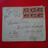 LETTRE PORT SAID POUR BAR SUR AUBE 1939 CACHET ALEXANDRIA - Cartas & Documentos