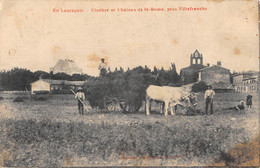 CPA 31 EN LAURAGAIS CLOCHER ET CHATEAU DE SAINT ROME PRES VILLEFRANCHE - Autres & Non Classés