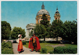 TORINO   SUPERGA M 670   BASILICA  E  COSTUMI  REGIONALI  GIANDUIA E GIACOMETTA         (VIAGGIATA) - Churches