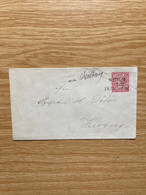 Preussen Stempel "Wetzlar - Frankfurt A/M." - Entiers Postaux