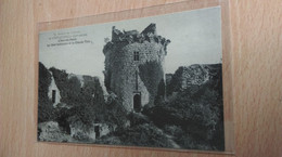 CPA - 72. Ruines Du Château De TONQUEDEC La Cour Intérieure Et La Grande Tour - Tonquédec