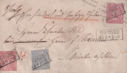 NORDDEUTSCHER BUND      LETTRE DE BOPPARD - Postal  Stationery