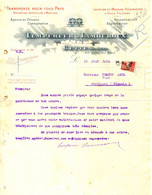 34.HERAULT. SETE.TRANSPORTS POUR TOUS PAYS.NAVIGATION INTERIEURE & MARITIME.WAGONS RESERVOIRS.LEMPEREUR & LAMOUROUX. - Transports