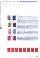✅ FACIALE (> 7.50 €)  : " MARIANNE DE LAMOUCHE " Sur Document Philatélique Officiel De 2006 N° YT 3965 à 3972. DPO - 2000-2009