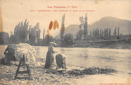 CPA 31 BARBAZAN LES LAVEUSES AU BORD DE LA GARONNE - Barbazan