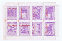 C21d) Portugal ESPERANTO 1ª Feira De Lisboa 8 Estampilhas Timbres Stamps - Andere & Zonder Classificatie