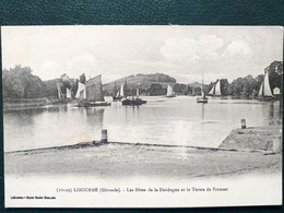 Delcampe - 33 , Libourne ,les Rives De La Dordogne Et Les Voiliers - Libourne