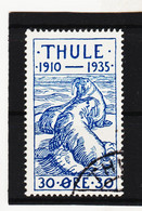 22E857 GRÖNLAND THULE1935  Michl  4  Gestempelt  ZÄHNUNG SIEHE ABBILDUNG - Thulé