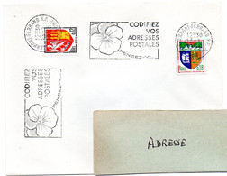 PUY De DOME - Dépt N° 63 = CLERMONT FERRAND RP 1966 = FLAMME Non Codée = SECAP Illustrée  'CODIFIEZ  ADRESSES POSTALES ' - Codice Postale