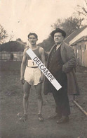 49 - ANGERS - Carte Photo Du Coureur à Pied DENIS Originaire D'Angers Avec Son Entraineur 1925 - Athlétisme