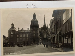 Cpa, Pays Bas - Goes, Stadhuis, écrite En 1949, Animée - Goes