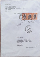 POTTERY, JUG, STAMPS ON REGISTERED COVER, 2010, ROMANIA - Brieven En Documenten