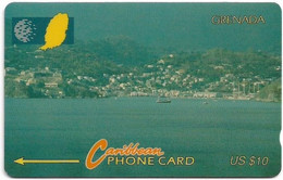 Grenada - C&W (GPT) - Entering Port St. Georges - 10CGRE - 1995, 10.000ex, Used - Grenade