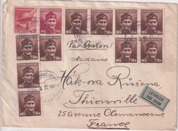 TCHECOSLOVAQUIE - 1945 - CACHET PROVISOIRE De CESKA KAMENICE Sur DEVANT De LETTRE => THIONVILLE - Lettres & Documents