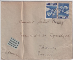 ISLANDE - 1947 - ENVELOPPE De REYKJAVIK => THIONVILLE - Lettres & Documents