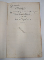 MOERZEKE/Hamme Genootschap Heilig Vincentius à Paulo 1929-1953 (S155) - Manuscritos