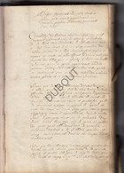 Auvelais/Sambreville - Registre Censal 1709-±1750 (S42) - Manuscritos