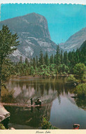 CPSM Yosemite National Park,California,Mirror Lake-Beau Timbre   L820 - Yosemite