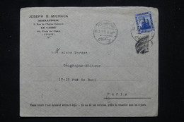 EGYPTE - Enveloppe Commerciale Du Caire Pour Paris En 1919 -  L 103504 - 1915-1921 Britischer Schutzstaat