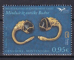 MONTENEGRO 2021,EUROMED POSTAL,EARRINGS FROM ANCIENT BUDVA,,,MNH - Montenegro