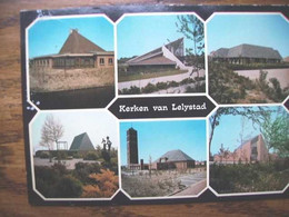 Nederland Holland Pays Bas Lelystad Met Diverse Kerken - Lelystad