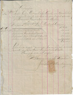 Brazil 1881 Receipt From Campos Dos Goytacazes With Fiscal Revenue Stamp 200 Réis Emperor D. Pedro II - Covers & Documents