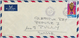 65139 -  Nouvelle-Caledonie - POSTAL HISTORY -  Airmail  COVER To SWITZERLAND 1977 - LION - Brieven En Documenten