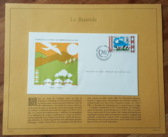 RWANDA - FDC 1982 - YT N°1056 - Indépendance - Sur Document - 1980-1989