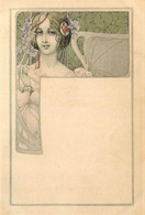 M. M. VIENNE N°127 * CPA Illustrateur Art Nouveau Jugendstil * Femme * Non écrite TTBE - Voor 1900