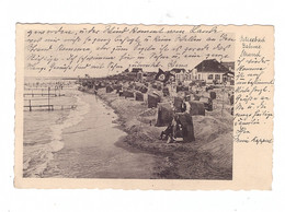 2435 DAHME, Strandpartie, NS-Beflaggung, 1933 - Dahme