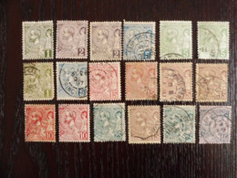 MONACO - LOT DE 18 TIMBRES OBLITERES DIVERS - Collections, Lots & Séries