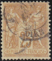 France   .   Y&T   .    92   .     O   .      Oblitéré    .   /   .   Cancelled - 1876-1898 Sage (Type II)