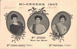 H0508 - PARIS - MI CAREME 1907 - Carnaval