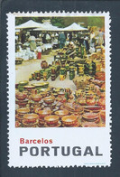 Vinheta Da Feira De Louça Típica De Barcelos. Vignette Of The Typical Barcelos Ceramics Fair. Vignet Van De Typische Ker - Emisiones Locales