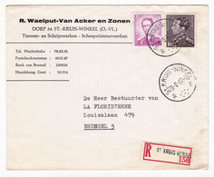 Lettre Sint-Kruis-Winkel 1967 Winkel-Sainte-Croix Waelput Van Acker En Zonen Belgique Brussel Bruxelles - Brieven En Documenten