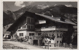 CARTOLINA  LERMOOS M.1004,TIROLO,AUSTRIA.PENSION "TIROL",VIAGGIATA 1950 - Lermoos